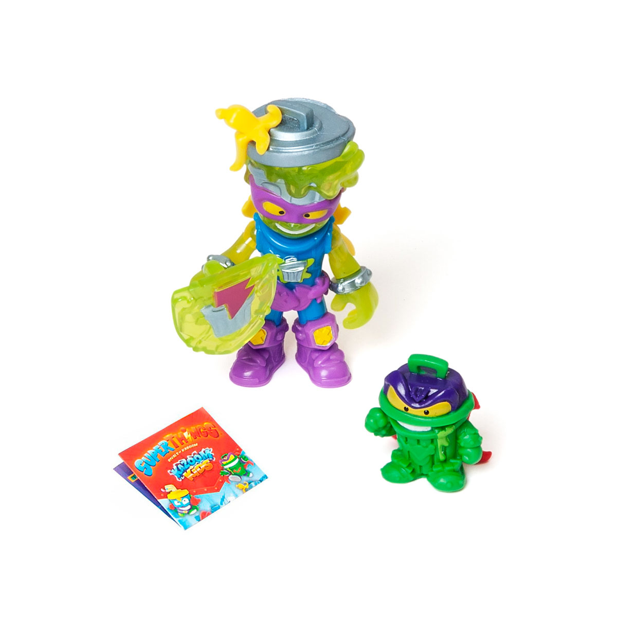 Figurina Mash Crash cu accesoriu SuperThings seria Kazoom Kids S1 