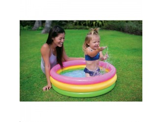 Piscina gonflabila pentru copii “Apus de soare” 86х25 cm, 56 L, 1+, INTEX