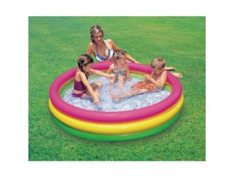 Piscina gonflabila pentru copii “Apus de soare” 114x25 cm, 136 L, 2+, INTEX