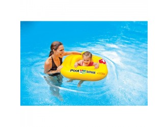  Cerc gonflabil cu decupaje pentru picioare 71x71 cm, pana la 15 kg, 1-2 ani, INTEX