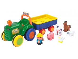 Jucarie muzicala Tractorul fermierului (l.rusa)