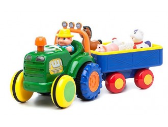 Jucarie muzicala Tractorul fermierului (l.rusa)