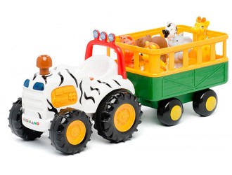 Jucarie muzicala Tractor Safari (l.rusa)