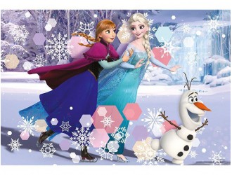 Trefl Puzzles-160 -Ice skating/Disney Frozen