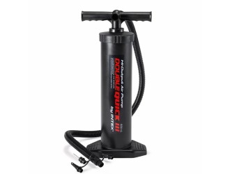 Pompa de aer manuala “Double Quick III”, furtun cu 4 duze, 48 cm, INTEX