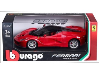 Masina model FERRARI (rosu, alb, 1:24)