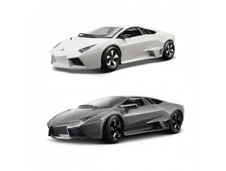 Masina model LAMBORGHINI REVENTON (alb mat, gri metalic 1:24)