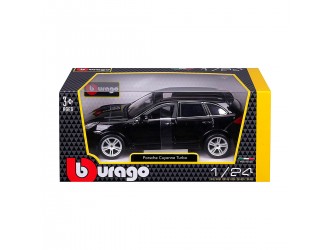 Masina model PORSCHE CAYENNE TURBO (alb, galben, 1:24)