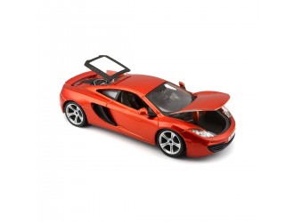 Masina model MCLAREN MP4-12C (metal portocaliu, galben metalic, 1:24)
