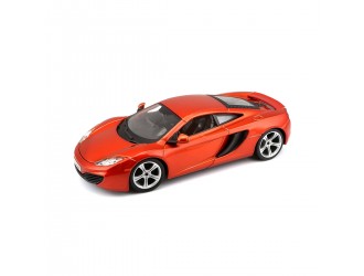 Masina model MCLAREN MP4-12C (metal portocaliu, galben metalic, 1:24)