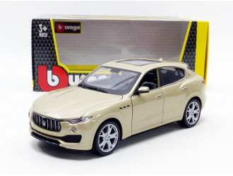 Masina model MASERATI LEVANTE (argint, aur, 1:24)