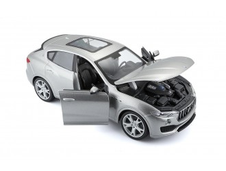 Masina model MASERATI LEVANTE (argint, aur, 1:24)