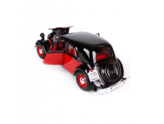 Masina model CITROEN 15 CV TA (1938) (negru, rosu-negru, 1:24)