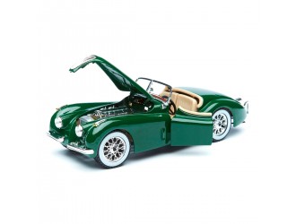 Masina model JAGUAR XK 120 (1951) (bordo, verde, 1:24)