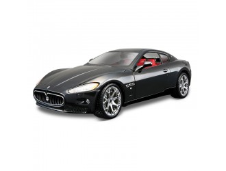 Masina model MASERATI GRANTURISMO (2008) (negru, argint, 1:24)