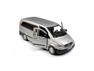 Masina model MERCEDES-BENZ VITO (argint, negru, 1:32)