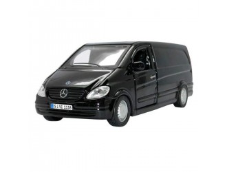 Masina model MERCEDES-BENZ VITO (argint, negru, 1:32)