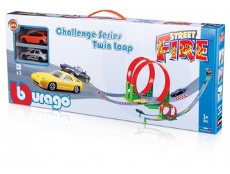 Set de joaca TRASEU BUCLA DE VITEZA (2 piste + 2 masini)