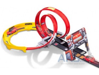 Set de joaca seria FERRARI GoGears BUCLA DUBLA(o pista+ 2bucle + o masina)