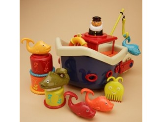Set de joaca -PESCUITUL VESEL (pentru joaca in baie, 12 accesorii)
