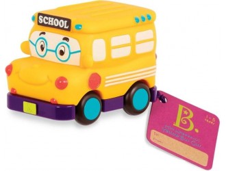 Masina cu inertie seria "Parcul auto amuzant" - AUTOBUZ SCOLAR