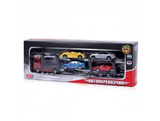 Set De Joaca-Autocarier (4 masini)