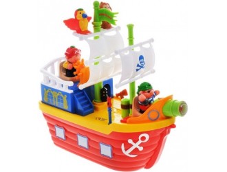 Set de Joaca Corabia Piratilor(pe roti, lumini si sunet)