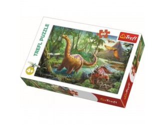 Tref Puzzles - "60" - Dinosaur Migration / Trefl