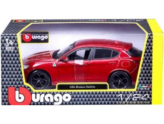 Masina Model Alfa Romeo Stelvio(rosie, metal,1:24)