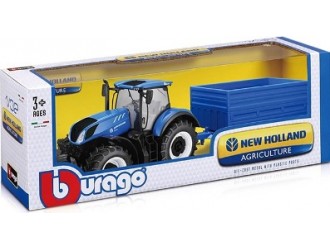 Modele tractor seria Farm-TRACTOR NEW HOLLAND cu remorca