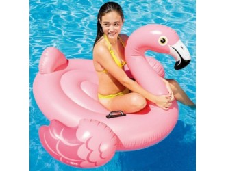 Pluta-saltea gonflabila “Flamingo” cu manere, 142x137x97 cm, pana la 80 kg, 14+, INTEX