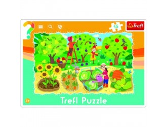 Trefl Puzzles - "15 Frame" - Garden / Trefl
