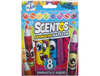 Set markere aromate (8 culori) Scentos