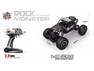 Masina cu RC OFF-ROAD CRAWLER– SUPER SPEED (mat cafeniu., acumul. 4.8V, 1:18)
