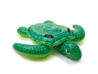 Pluta gonflabila Intex "Mica Testoasa", Design realist, 150 x 127 cm, 2 Manere de sustinere, 3 ani+