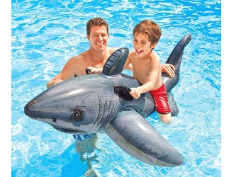 Pluta-saltea gonflabila “Rechin” cu manere, 173x107 cm, pana la 40 kg, 3+, INTEX