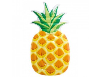 Saltea gonflabila Intex "Ananas", Design exotic, 211 x 124 x 20 cm, Vinil rezistent, 6 ani+