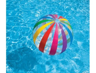 Minge gonflabila de plaja Intex Gigant, Diametru 107 cm, Multicolor, 3 ani+