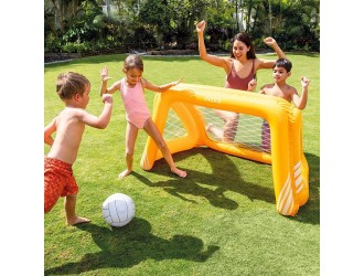 Set Poarta de fotbal gonflabila Intex pentru apa, Include minge, 140 x 89 x 81 cm, 6 ani+