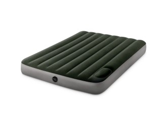  Intex 64762 Saltea gonflabila Full Downy cu pompa de picior incorporata, 137x191x25 cm, max. 272 kg