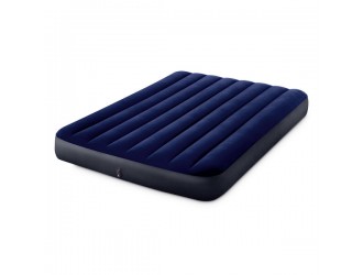 Saltea gonflabila Intex Velur Classic, Tehnologie Fiber-Tech, Full Size, 137 x 191 x 25 cm, max. 272 kg, Suprafata Catifelata