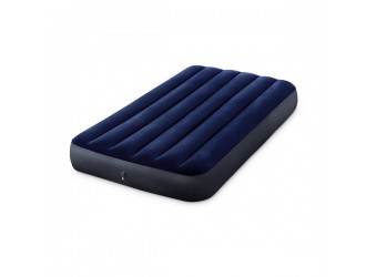 Saltea gonflabila Intex Velur Classic, Tehnologie Fiber-Tech, Single Size, 99 x 191 x 25 cm, max. 136 kg, Suprafata Catifelata