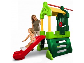 171093E13  Spatiu de joaca Super cu tobogan si 2 leagane Little Tikes