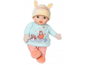 Papusa bebelus BABY ANNABELL (30 cm, textila, cu zornaitoare in interior)
