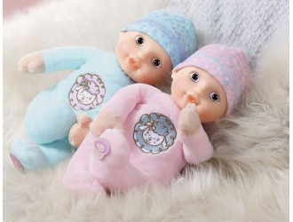 Papusa bebelus BABY ANNABELL textila 1 bucata (22 cm, 2 in asortiment roz/albastra)
