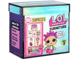 Set mobila L.O.L. Surprise! Furniture Seria 3 Rollerdrom cu Roller Sk8er