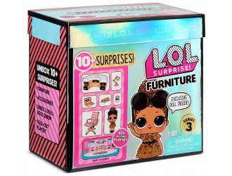 Set mobila L.O.L. Surprise! Furniture Seria 3 Oficiul lui Boss Queen