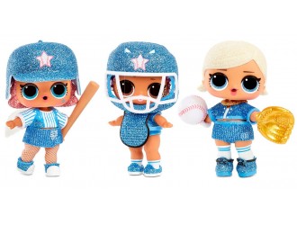Set papusa glitter L.O.L. SURPRISE! Seria All-Star B.B.s Echipa Sportiva