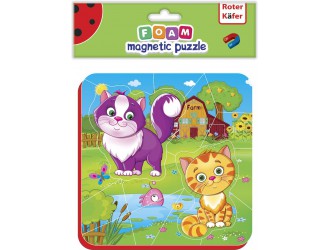 Puzzle magnetic Pisicute Roter Kafer