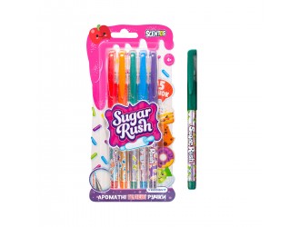 Set de pixuri cu gel parfumate din seria "Sugar Rush" - BRIGGLITTER (5 buc.)